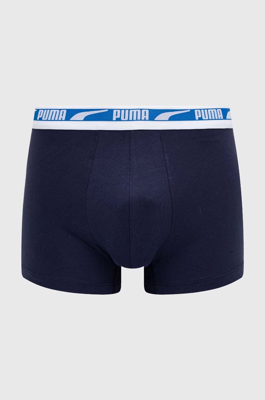 Puma boxerky pánske bavlnené s elastanom Everyday Logo 2-pak