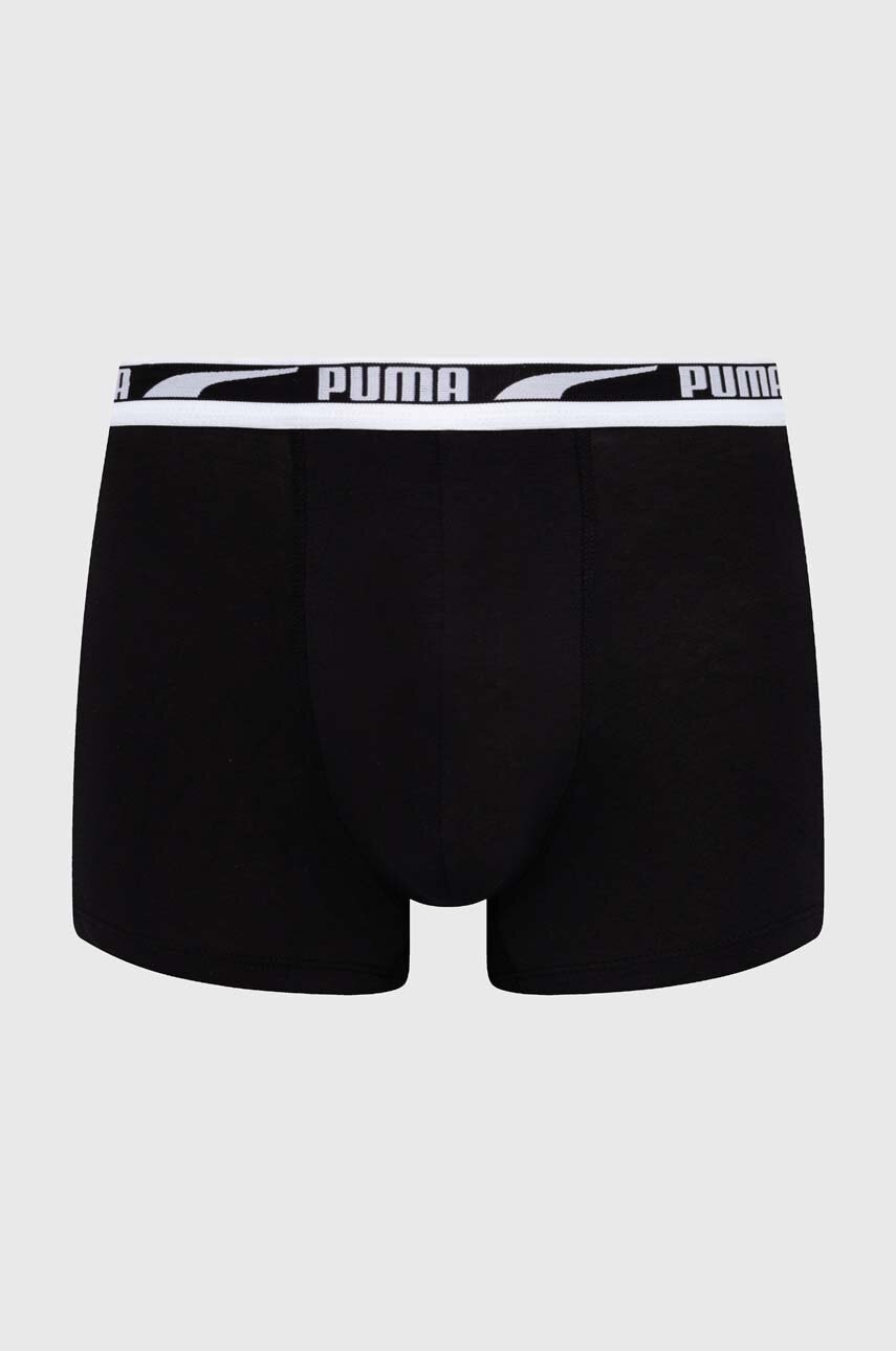 Puma boxerky pánske bavlnené s elastanom Everyday Logo 2-pak