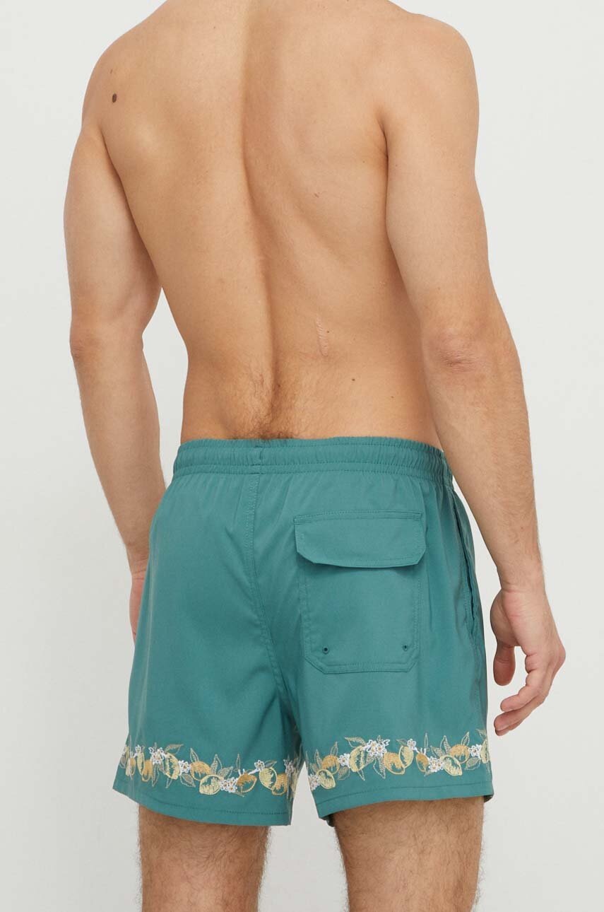 Μαγιό Abercrombie & Fitch χρώμα: πράσινο