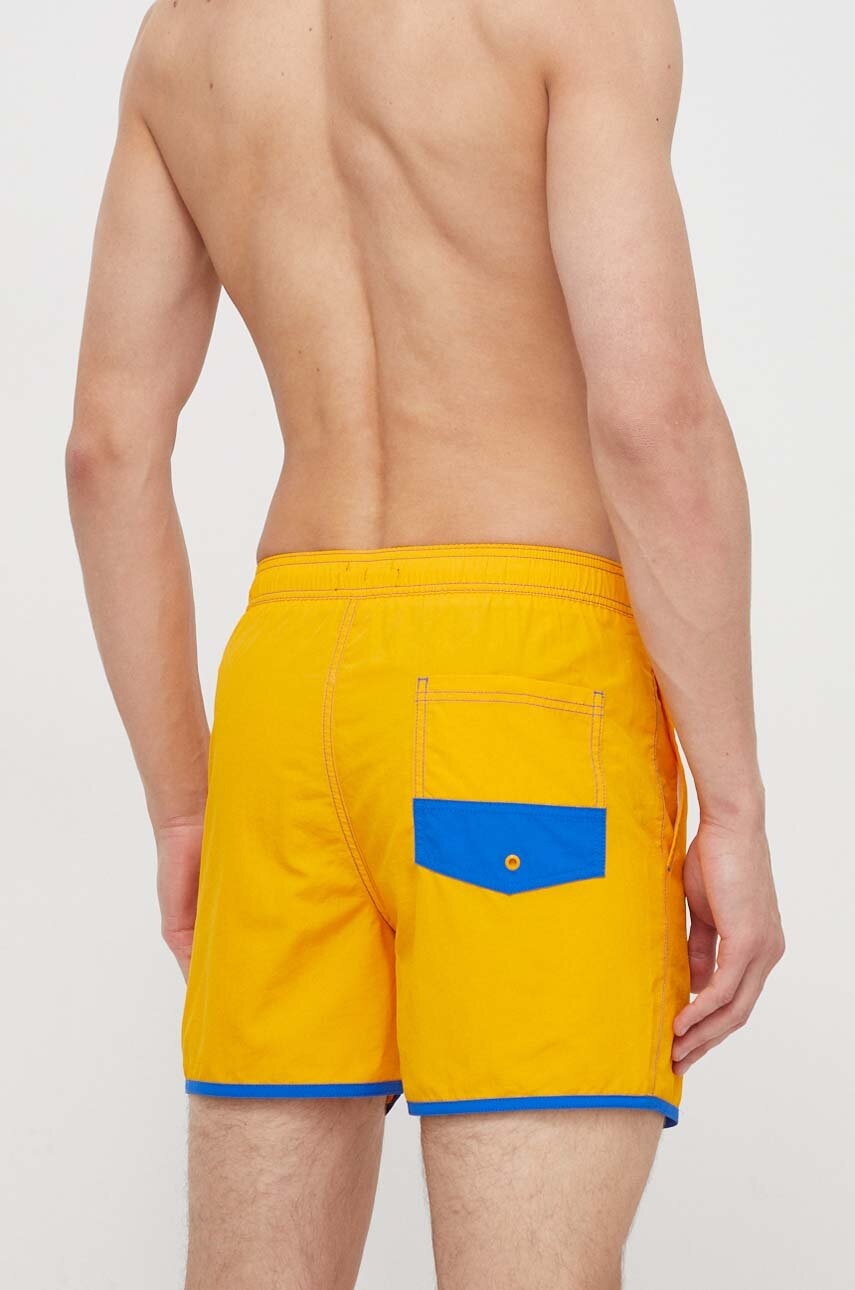 Σορτς κολύμβησης Tommy Jeans χρώμα: πορτοκαλί