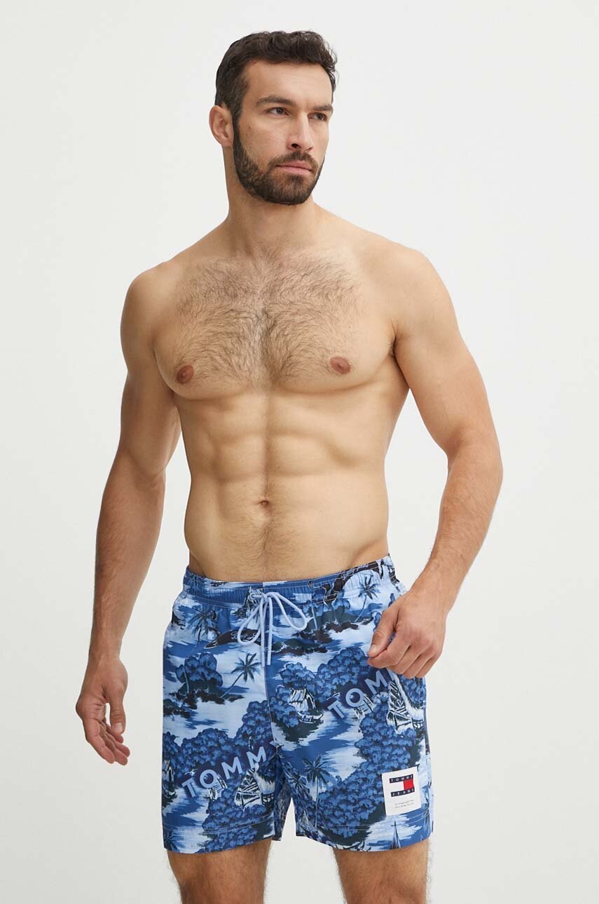 

Плувни шорти Tommy Jeans в синьо UM0UM03150, Син