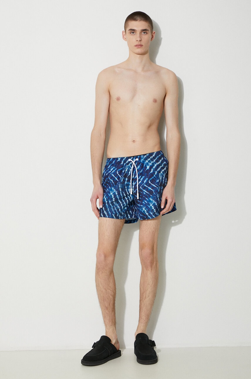 Μαγιό Marcelo Burlon Aop Sound Waves Swim Short CMFA003S24FAB0024501 φωτογραφία