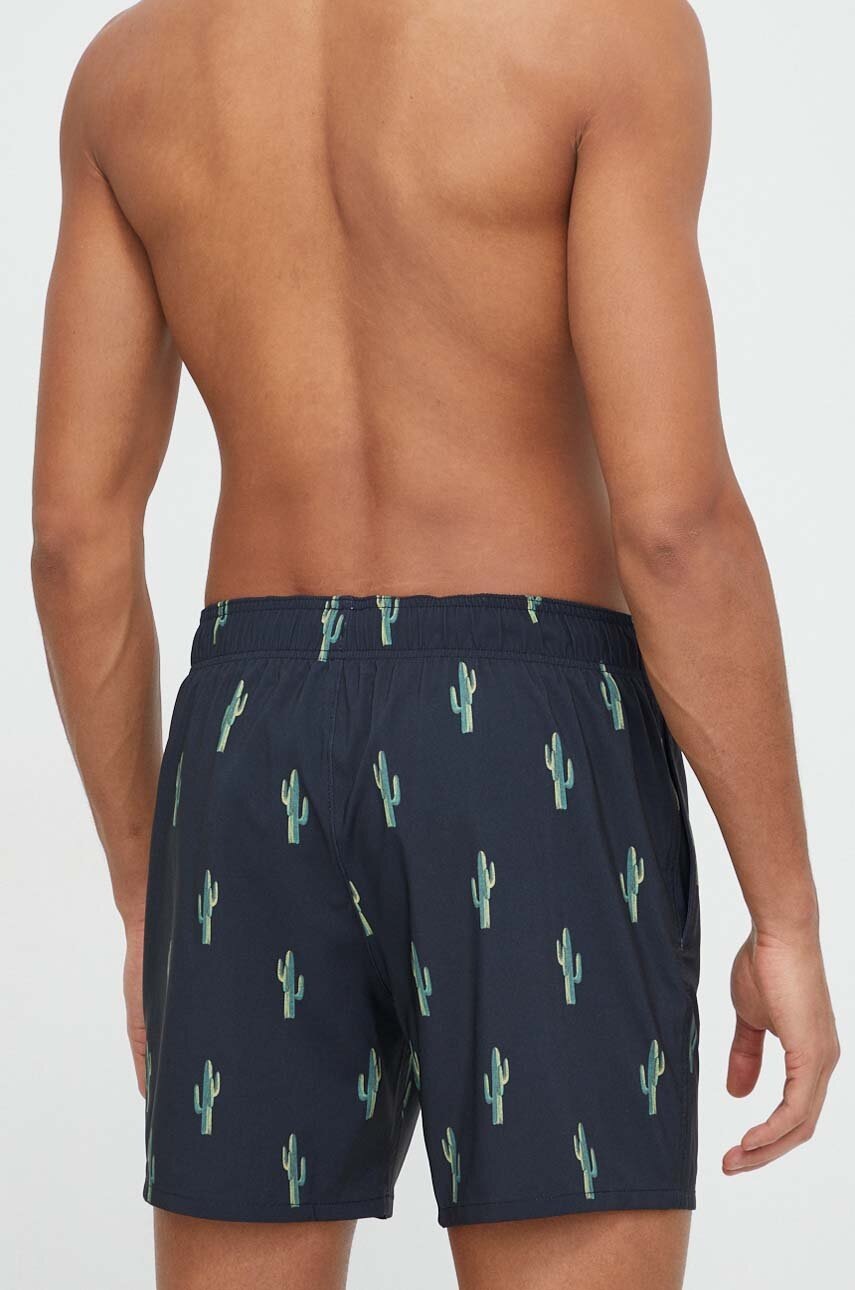 Σορτς κολύμβησης Hollister Co. χρώμα: μαύρο