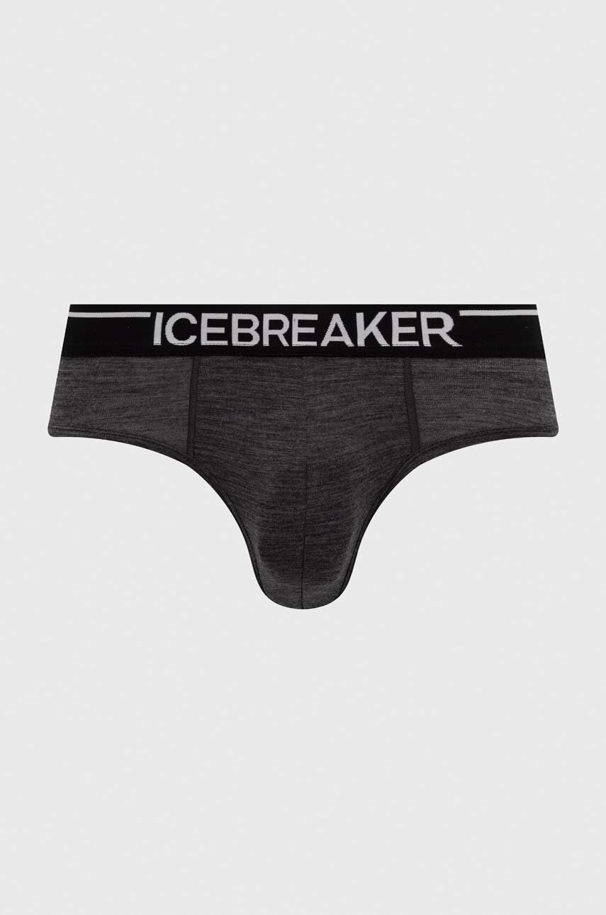 Icebreaker lenjerie functionala Merino Anatomica culoarea gri, IB1030310021