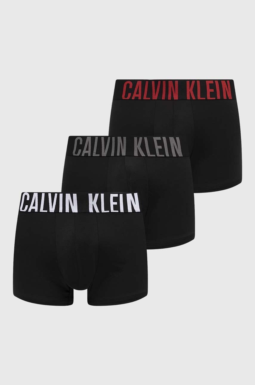 

Боксерки Calvin Klein Underwear (3 броя) в черно 000NB3775A, Черен