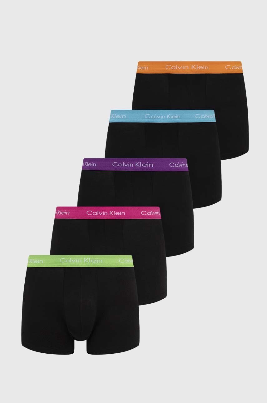 

Боксерки Calvin Klein Underwear (5 чифта) в черно 000NB3917A, Черен
