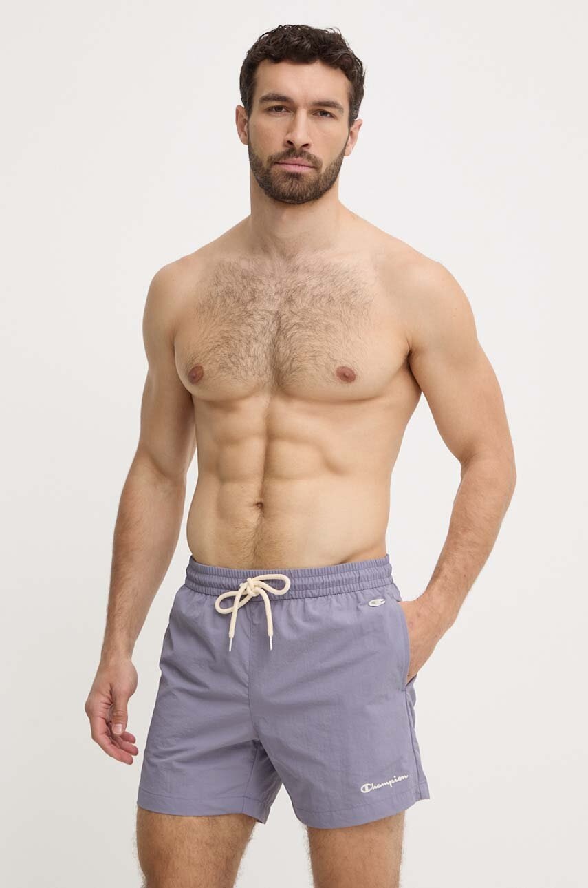 Σορτς Champion χρώμα: μοβ, 219790 φωτογραφία