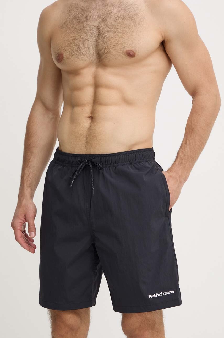 Peak Performance pantaloni scurti de baie Board culoarea negru