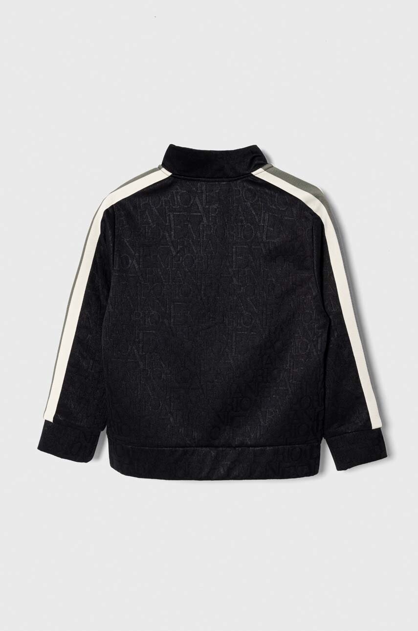 Детская кофта Emporio Armani цвет синий узор