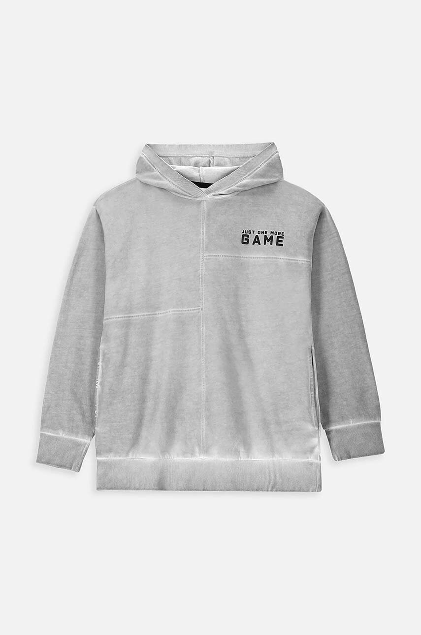 Детская кофта Coccodrillo цвет серый с капюшоном с принтом в Черновцах Детская кофта Coccodrillo цвет серый с капюшоном с принтом в Черновцах