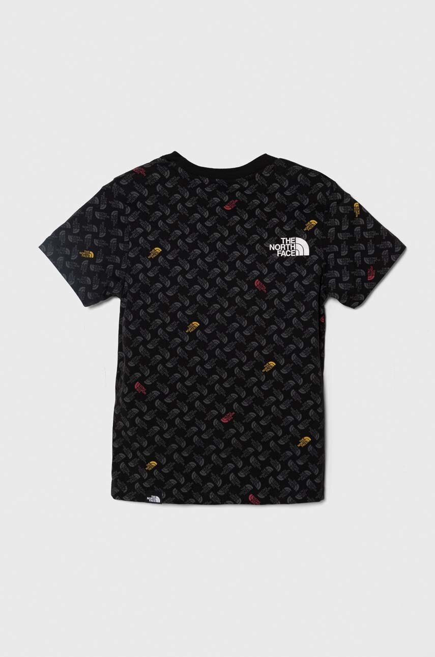 Детская футболка The North Face SIMPLE DOME TEE PRINT цвет чёрный узорный