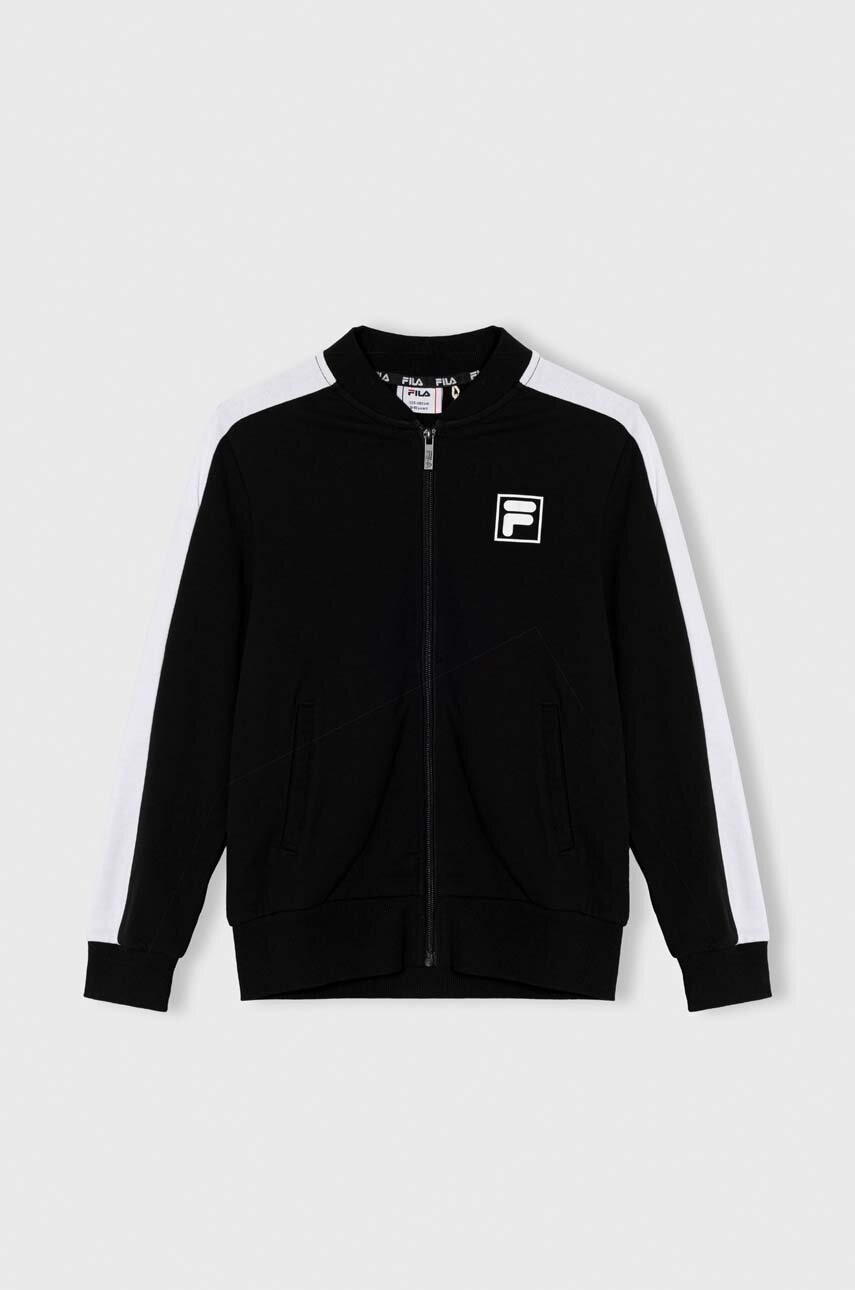 Детская кофта Fila BLAUSTEIN цвет чёрный узор Детская кофта Fila BLAUSTEIN цвет чёрный узор