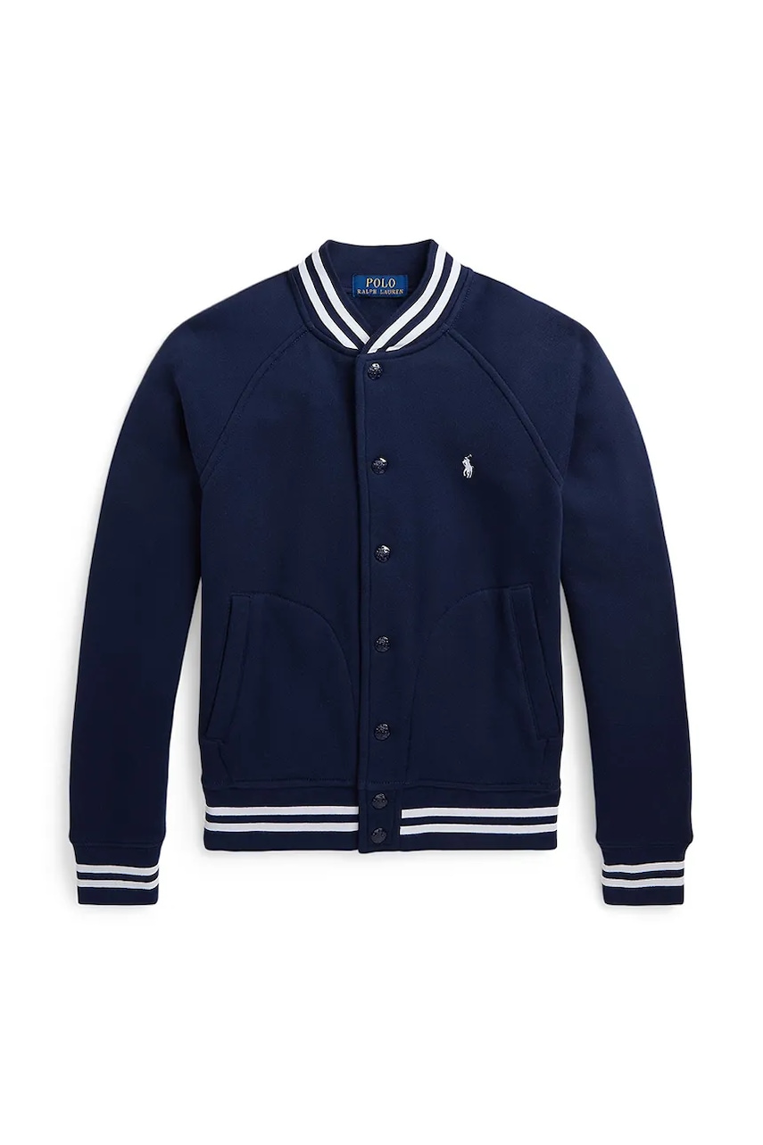 Кофта Polo Ralph Lauren цвет синий однотонная 323932140004 Кофта Polo Ralph Lauren цвет синий однотонная 323932140004