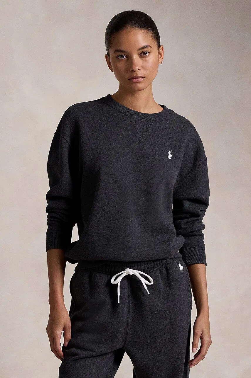 

Суичър Polo Ralph Lauren в червено с изчистен дизайн 211943006, Черен