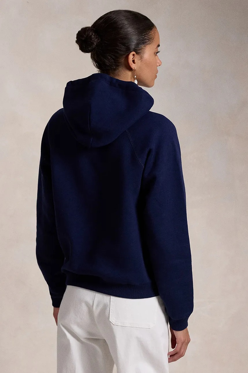 Кофта Polo Ralph Lauren цвет красный с капюшоном однотонная 211943007 Кофта Polo Ralph Lauren цвет красный с капюшоном однотонная 211943007