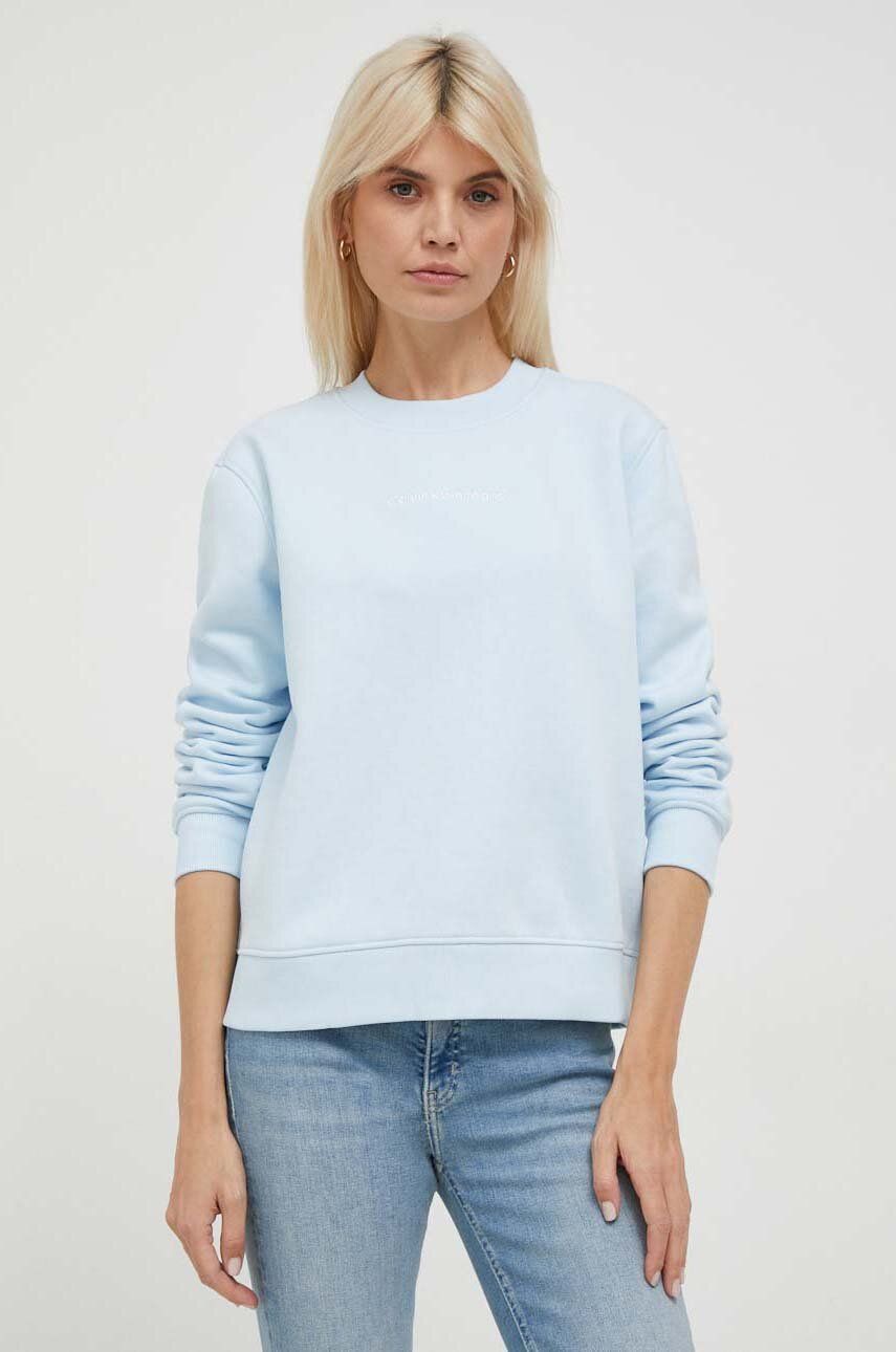Levně Mikina Calvin Klein Jeans dámská, s aplikací, J20J222548