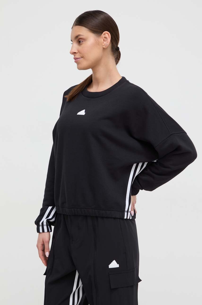 adidas bluza femei, culoarea negru, cu model IP2391