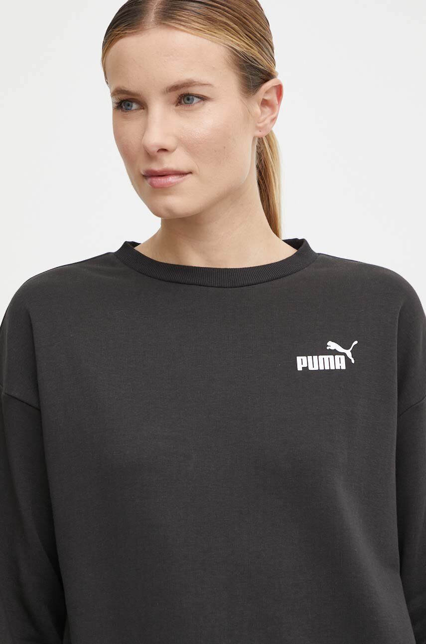 Puma bluză femei, culoarea negru, uni, 678742