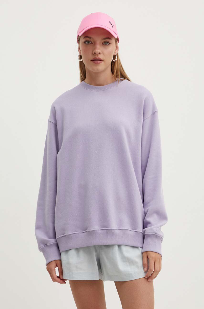 Hollister Co. bluza femei, culoarea violet, neted