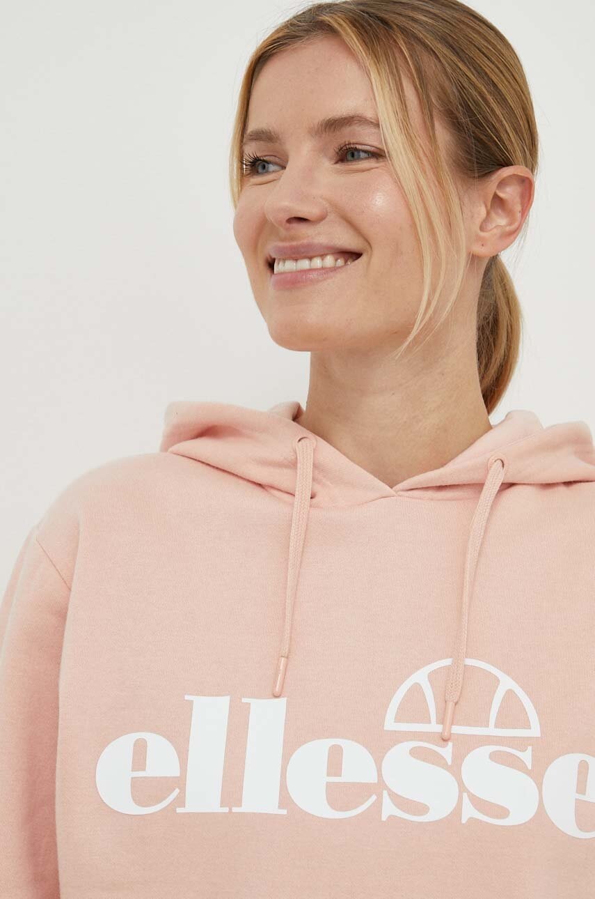 Μπλούζα Ellesse Lyara OH Hoody χρώμα: ροζ, με κουκούλα, SGP16455 φωτογραφία