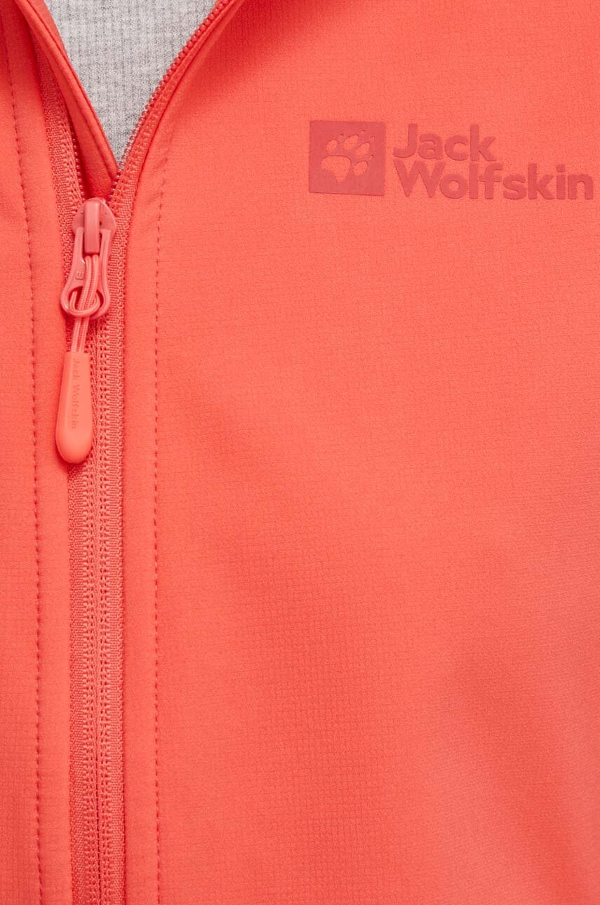 Μπουφάν Jack Wolfskin Bornberg Hoody χρώμα: κόκκινο φωτογραφία