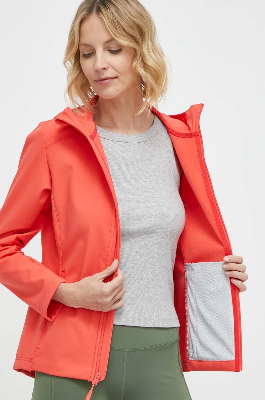 Μπουφάν Jack Wolfskin Bornberg Hoody χρώμα: κόκκινο φωτογραφία