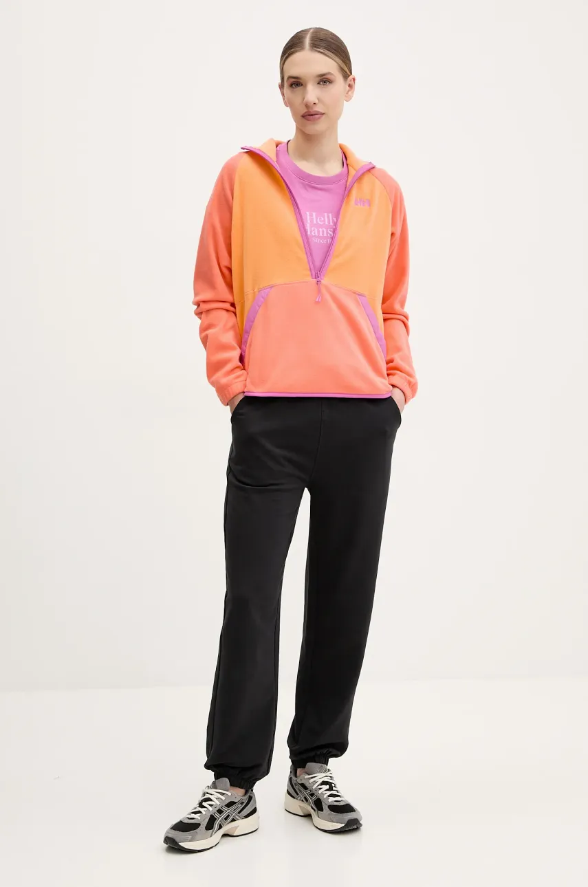 Спортивная кофта Helly Hansen Rig цвет оранжевый узор 54082 Спортивная кофта Helly Hansen Rig цвет оранжевый узор 54082