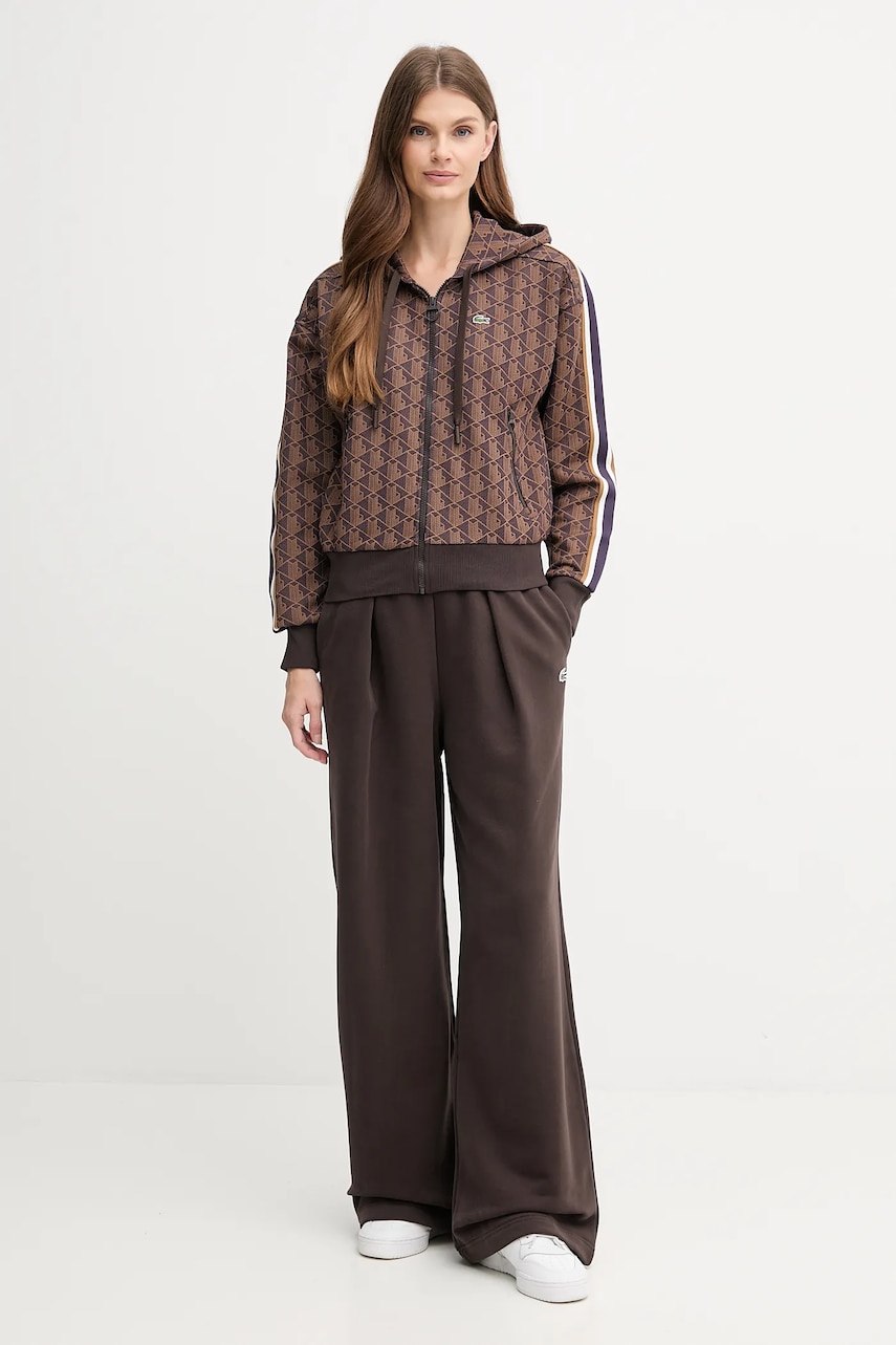 Кофта Lacoste с капюшоном узор SF7606 Кофта Lacoste с капюшоном узор SF7606