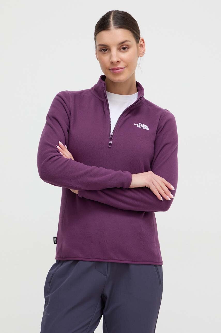 The North Face hanorac 100 Glacier culoarea violet, neted