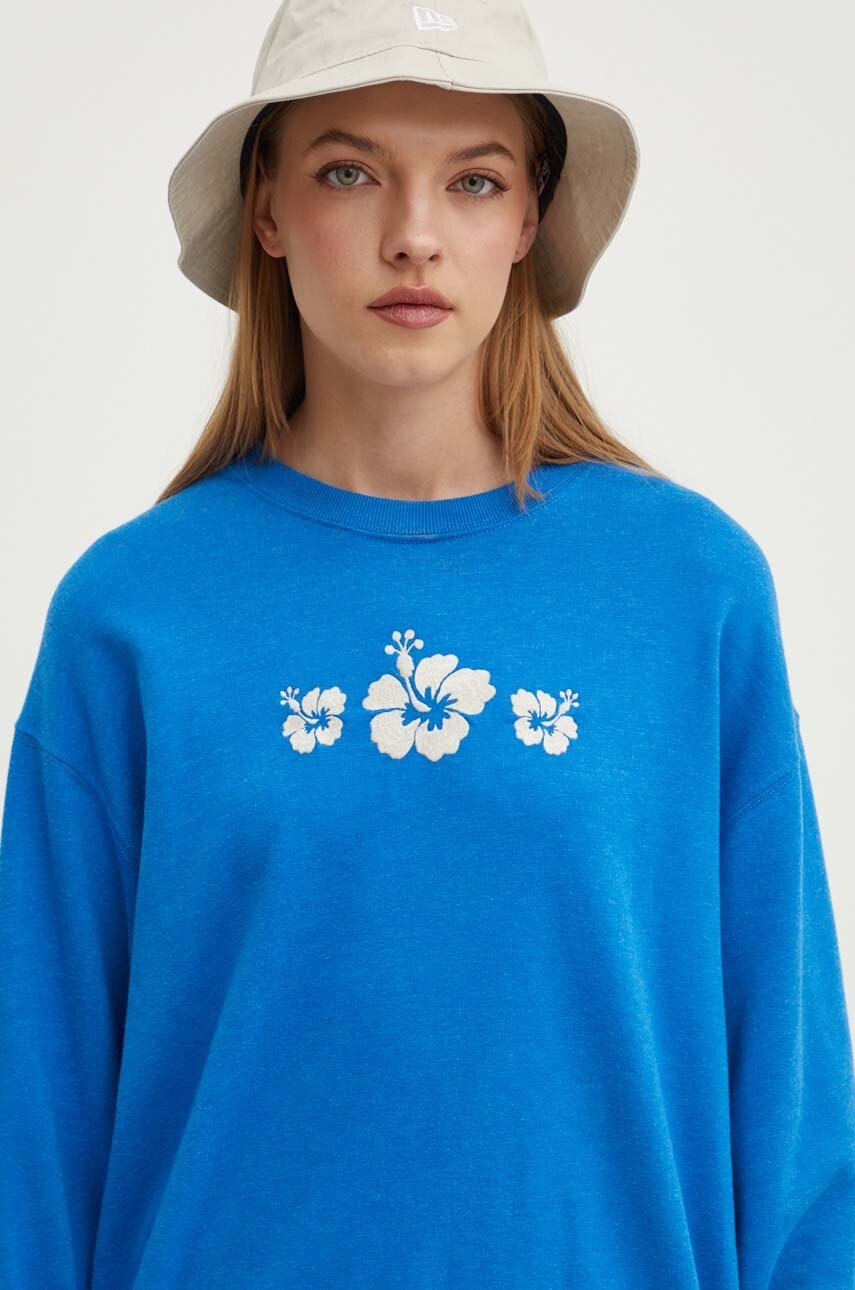 

Суичър Hollister Co. в синьо с апликация, Син