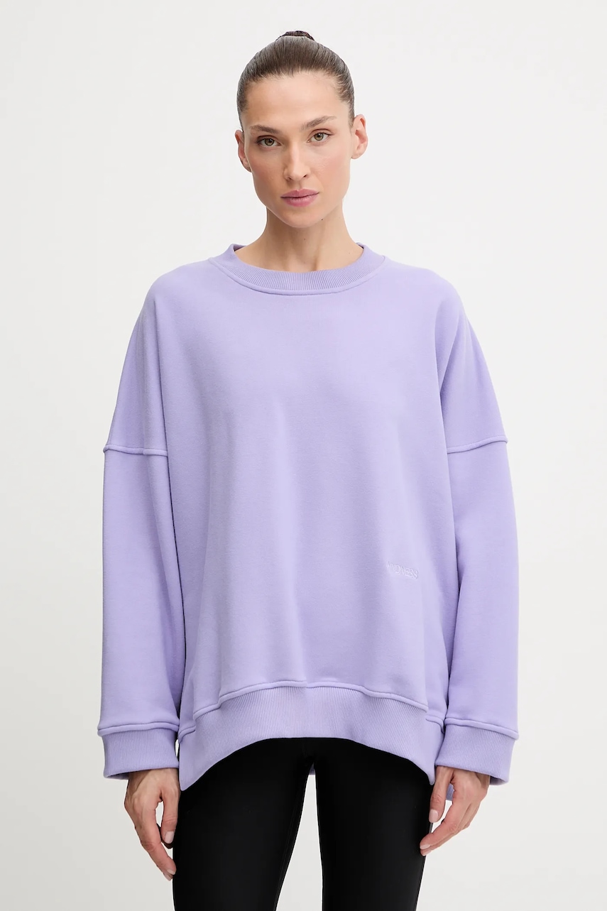 JOYINME bluză trening Kind culoarea verde, uni, Kind