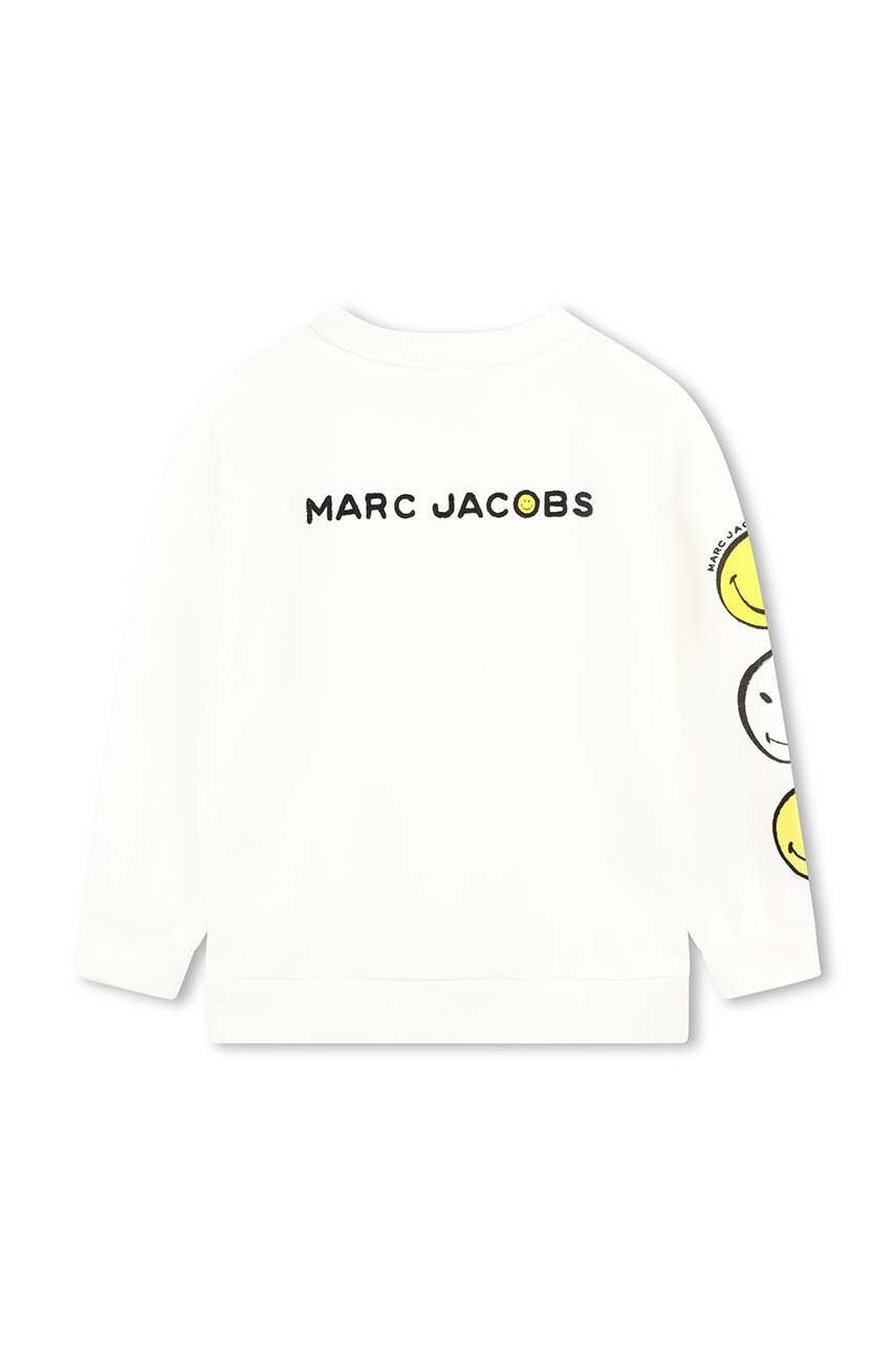 Детская хлопковая кофта Marc Jacobs цвет бежевый с принтом Детская хлопковая кофта Marc Jacobs цвет бежевый с принтом