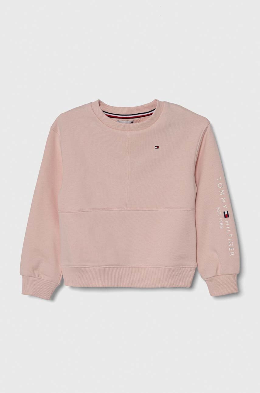

Дитяча кофта Tommy Hilfiger колір рожевий з аплікацією