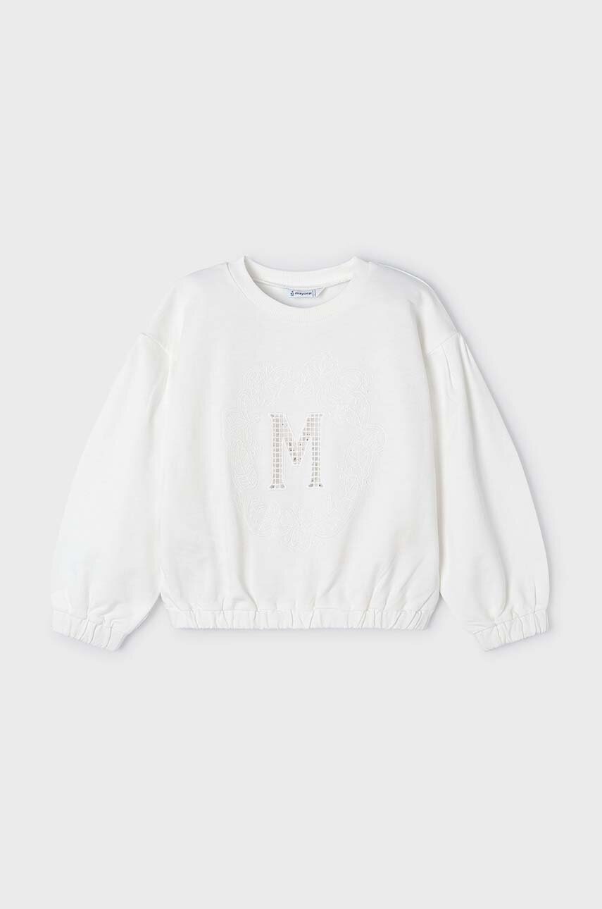 Детская кофта Mayoral цвет бежевый с аппликацией