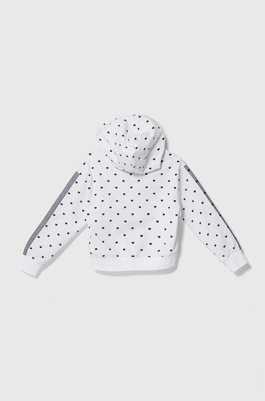 Дитяча кофта Pinko Up колір білий з капюшоном візерунок в Житомирі Дитяча кофта Pinko Up колір білий з капюшоном візерунок в Житомирі