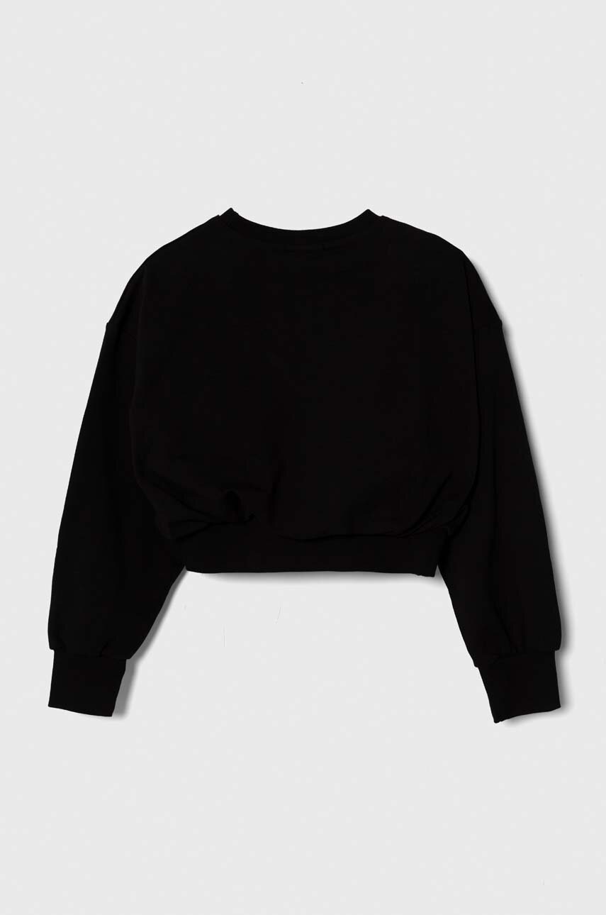 Детская кофта Pinko Up цвет чёрный с аппликацией