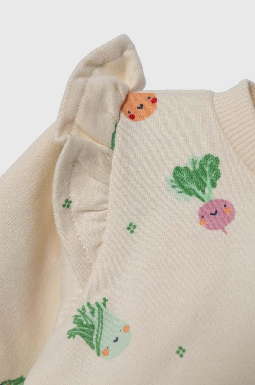 Кофта для младенцев zippy цвет бежевый узор