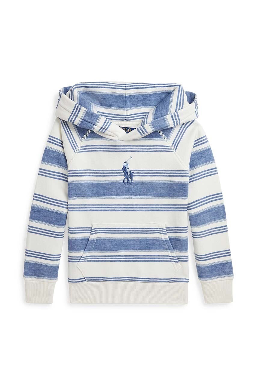 Levně Dětská mikina Polo Ralph Lauren s kapucí, vzorovaná, 312941119001