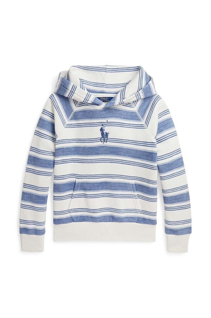Levně Dětská mikina Polo Ralph Lauren s kapucí, vzorovaná, 313941119001