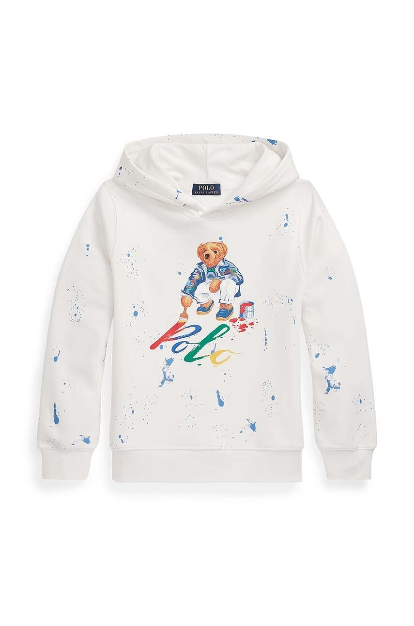 Детская кофта Polo Ralph Lauren цвет белый с капюшоном узор в Хмельницком Детская кофта Polo Ralph Lauren цвет белый с капюшоном узор в Хмельницком