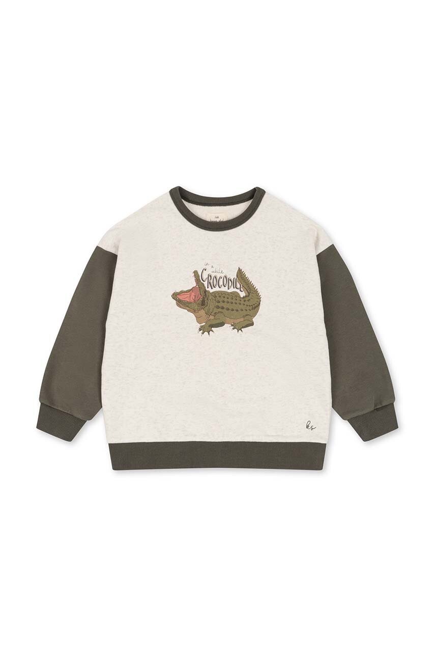 Детская кофта Konges Sløjd цвет зелёный с принтом в Николаеве Детская кофта Konges Sløjd цвет зелёный с принтом в Николаеве