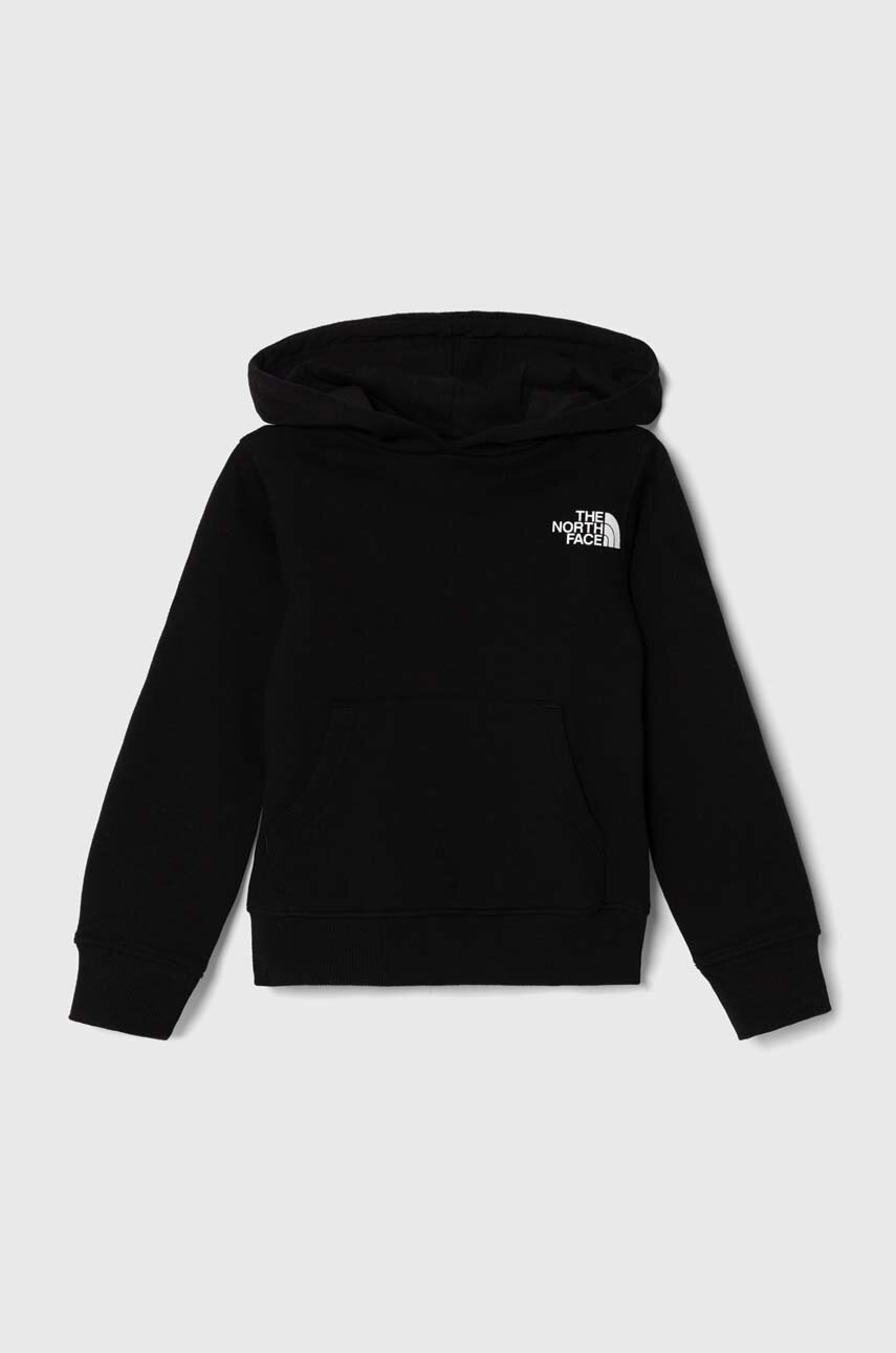 Детская кофта The North Face NEW GRAPHIC HOODIE цвет чёрный с капюшоном с принтом Детская кофта The North Face NEW GRAPHIC HOODIE цвет чёрный с капюшоном с принтом