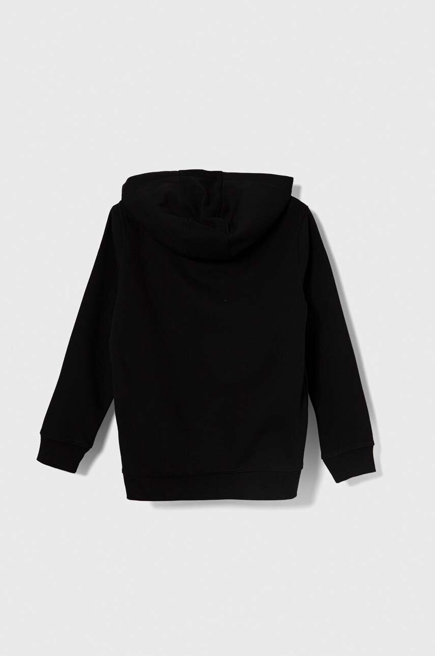 Детская кофта Vans BASIC LEFT CHEST PO II цвет чёрный с капюшоном однотонная Детская кофта Vans BASIC LEFT CHEST PO II цвет чёрный с капюшоном однотонная