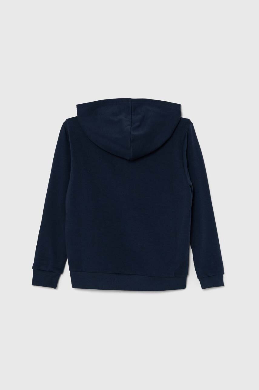 Детская кофта Puma PUMA POWER Colorblock TR B Club N цвет синий с капюшоном узор