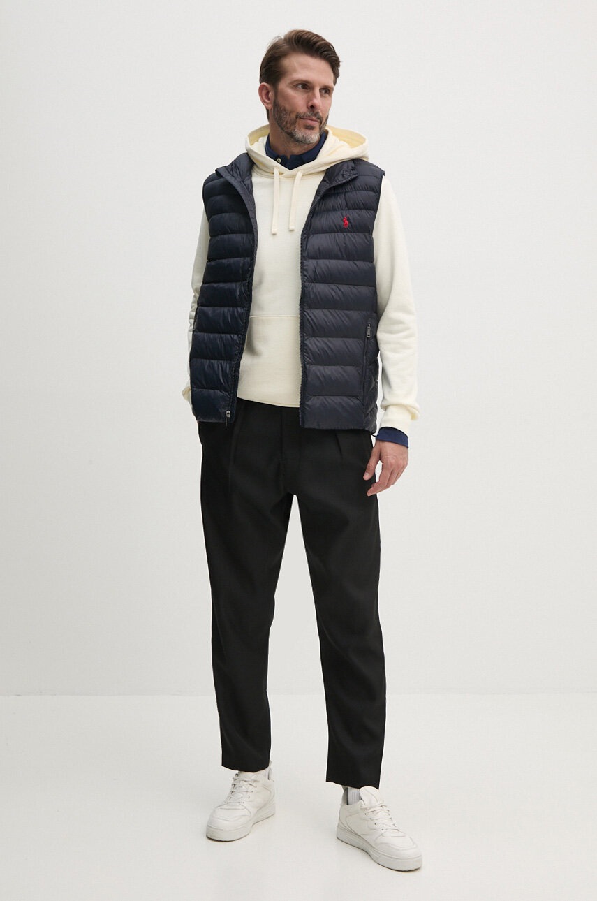 Polo Ralph Lauren μπλούζα με κουκούλα ανδρική βαμβακερή φωτογραφία