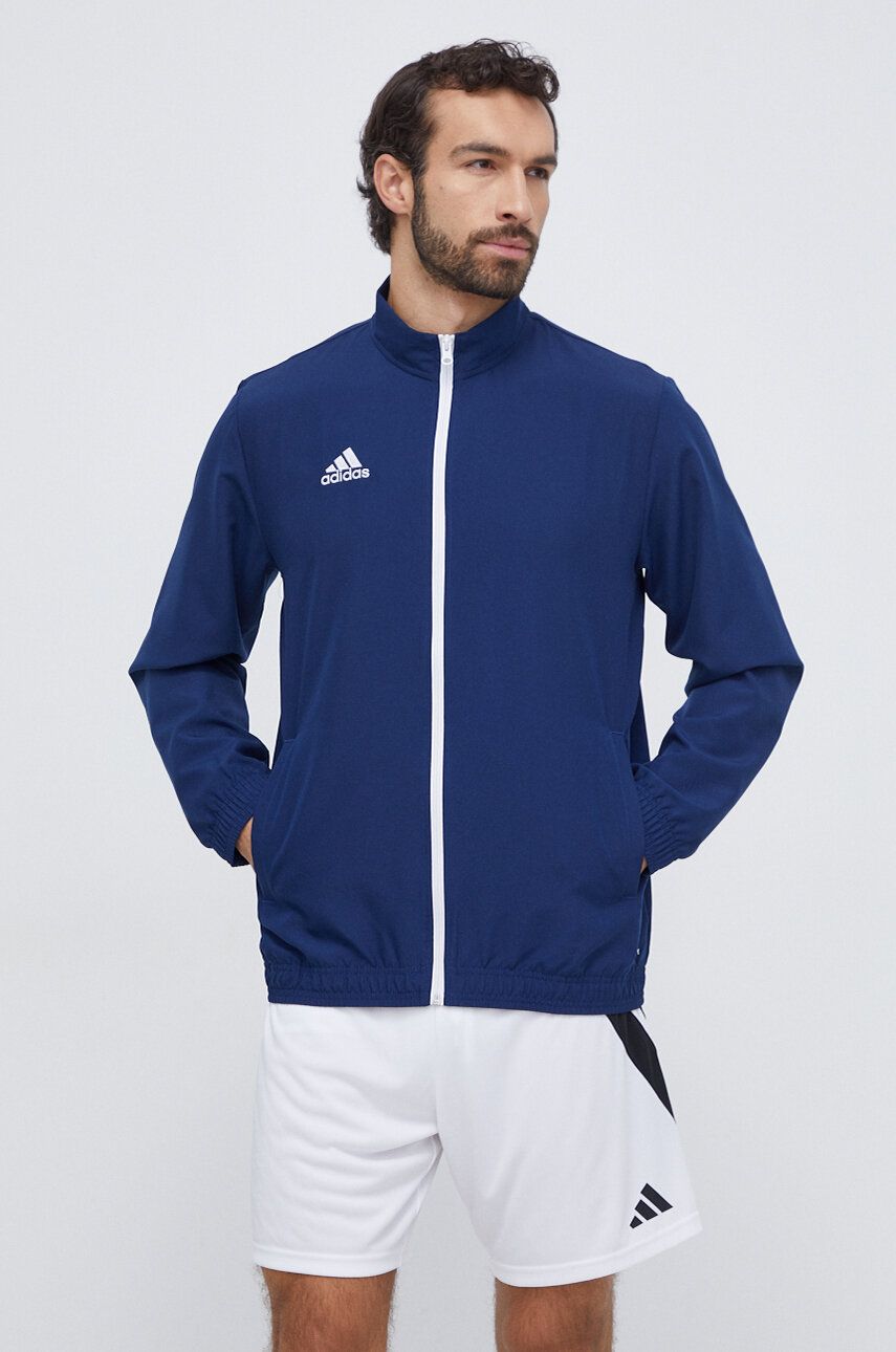 adidas Performance hanorac de antrenament Entrada 22 Presentation culoarea bleumarin, cu imprimeu HB0571