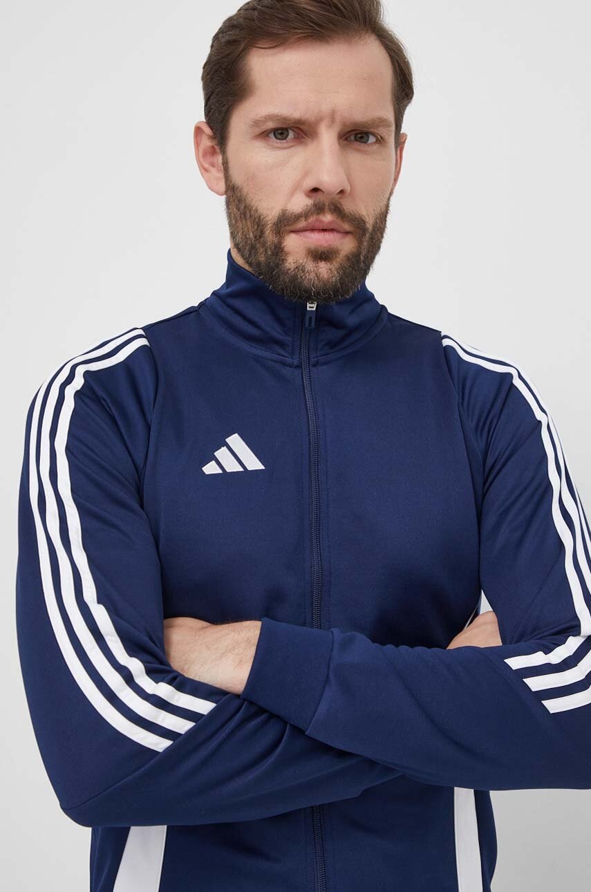 Φούτερ προπόνησης adidas Performance Tiro 24 χρώμα: ναυτικό μπλε, IR7498 φωτογραφία