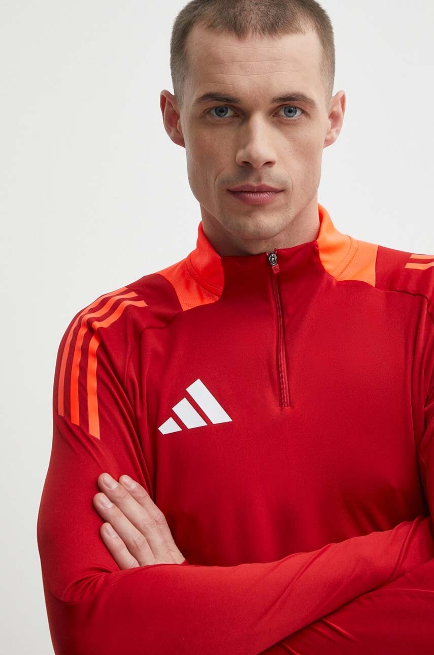 Φούτερ προπόνησης adidas Performance Tiro 24 χρώμα: κόκκινο, IS1644 φωτογραφία
