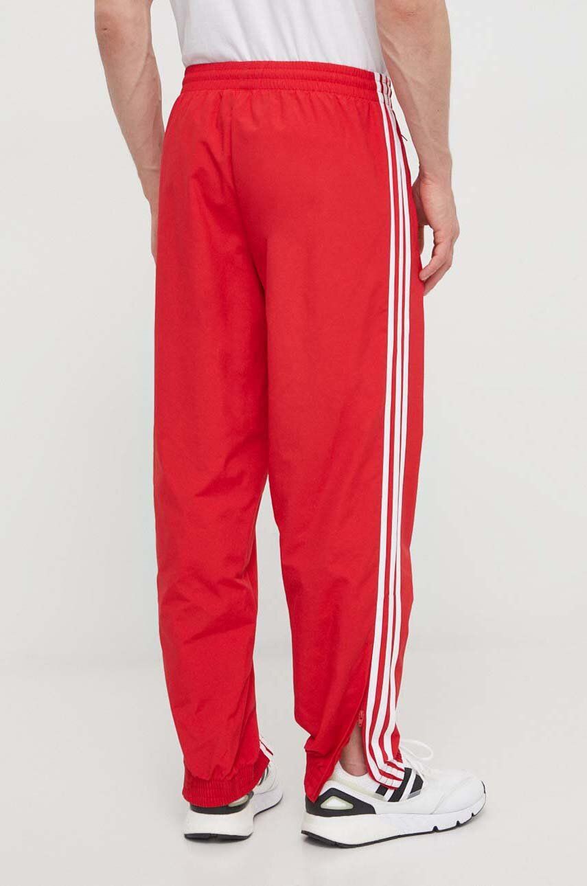 Adidas Originals Pantaloni De Trening Adicolor Woven Firebird Track Top Culoarea Roșu, Cu Imprimeu, IT2498