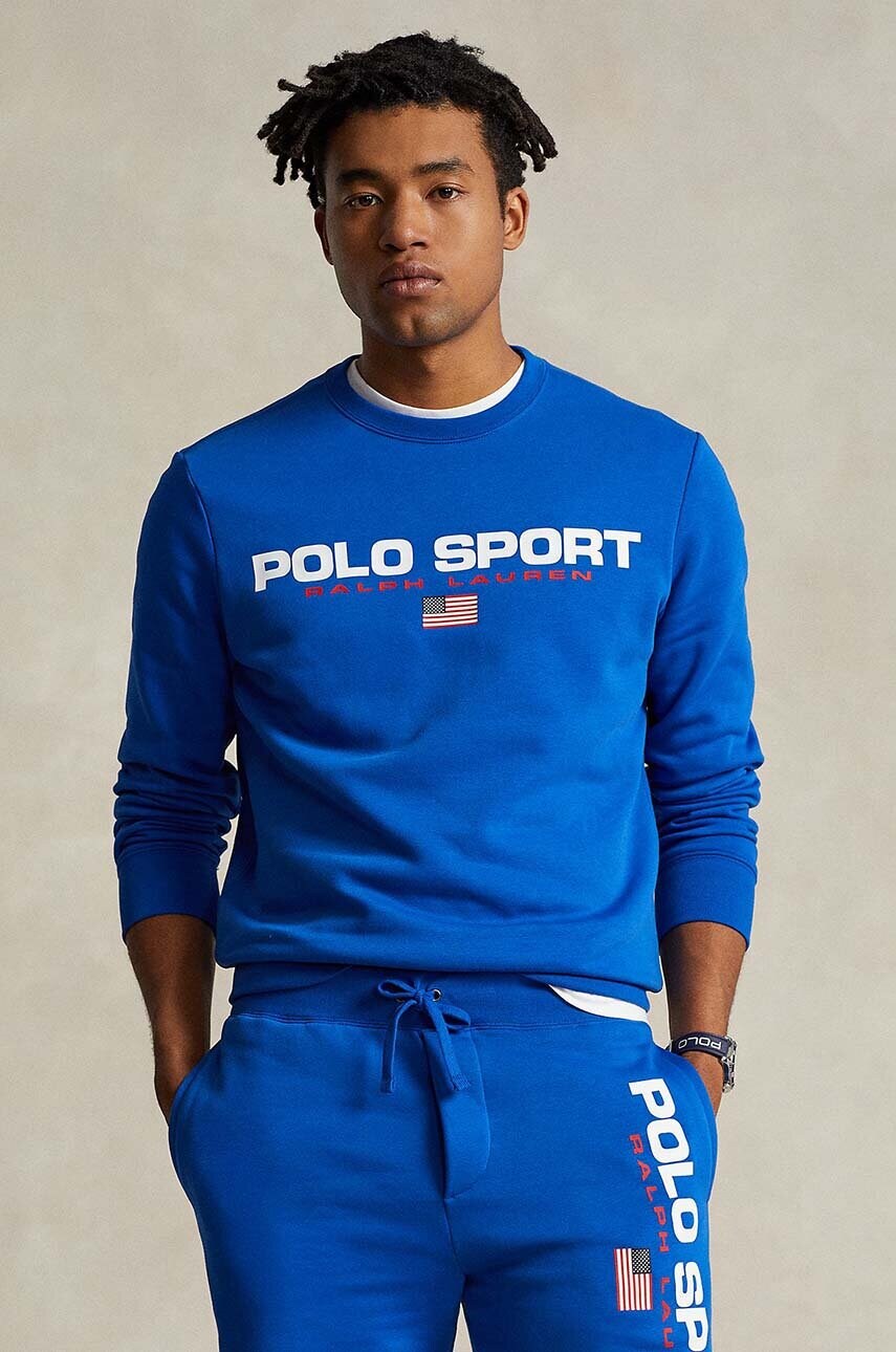 

Суичър Polo Ralph Lauren в синьо с принт 710835770, Син